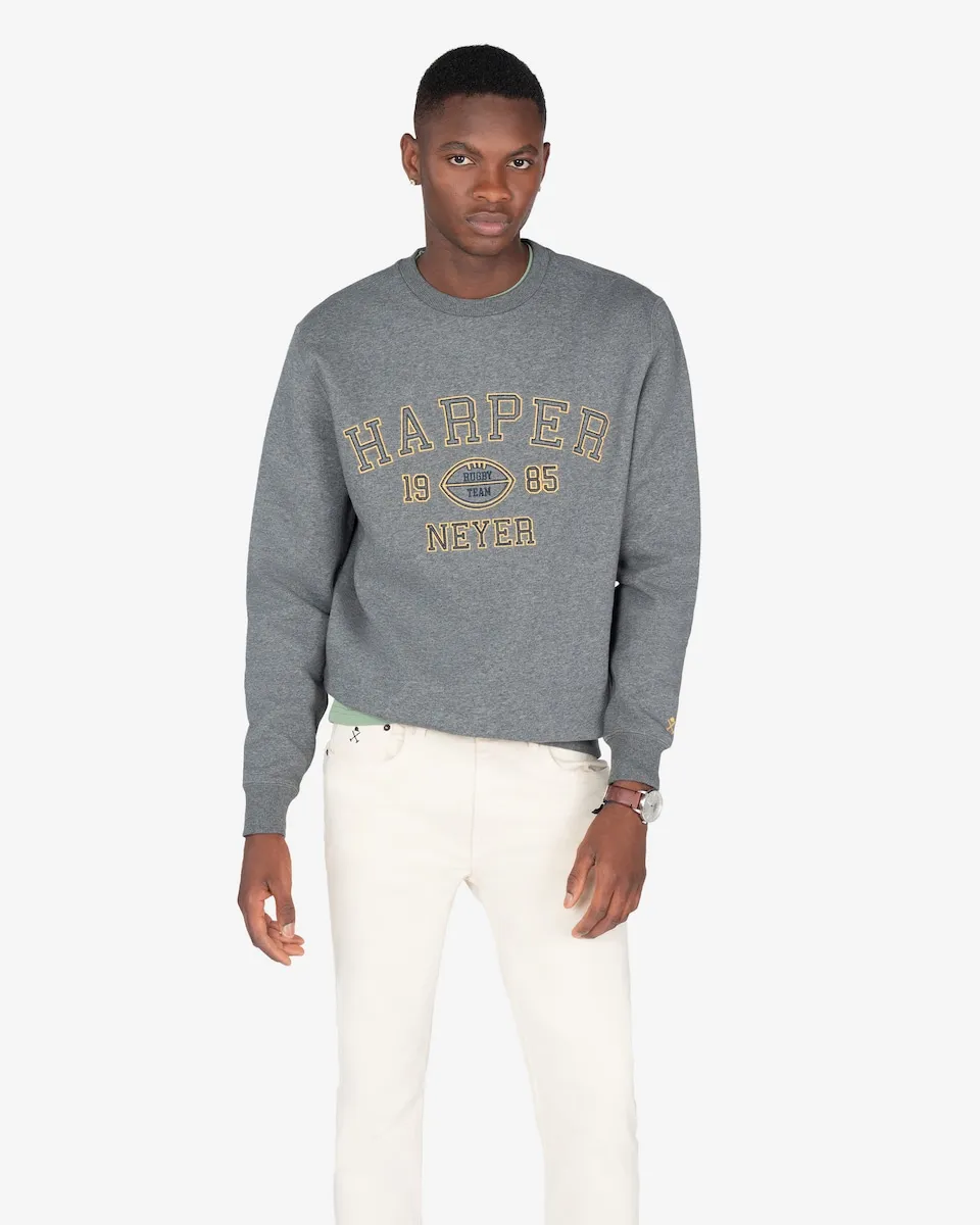 Мужская толстовка с передним рисунком из хлопка Harper & Neyer, серый
Мужская толстовка с передним рисунком из хлопка Harper & Neyer, серый