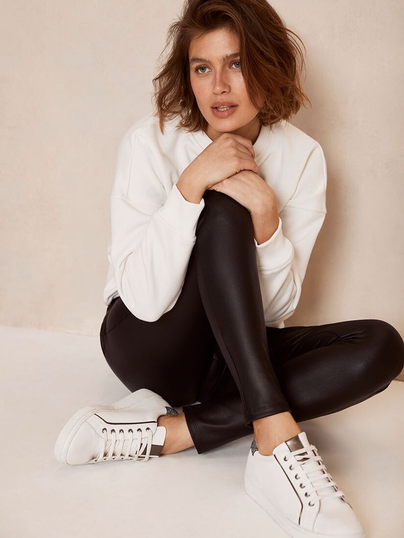 Леггинсы из искусственной кожи Mint Velvet, черные
Леггинсы из искусственной кожи Mint Velvet, черные