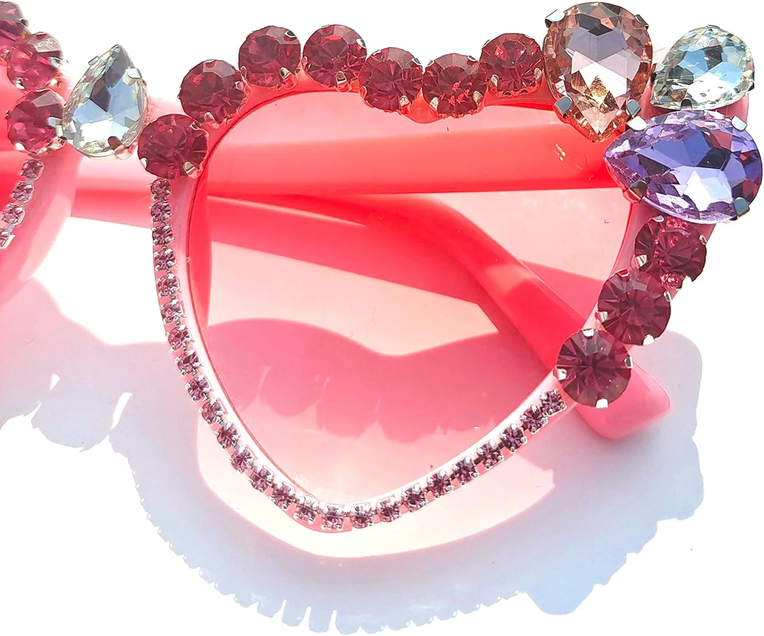 Солнцезащитные очки Willochra в форме сердца со стразами, модные женские солнцезащитные очки с бриллиантовым блеском для вечеринки, хрустальные очки, 2pcs-pink&brown
Солнцезащитные очки Willochra в форме сердца со стразами, модные женские солнцезащитные очки с бриллиантовым блеском для вечеринки, хрустальные очки, 2pcs-pink&brown