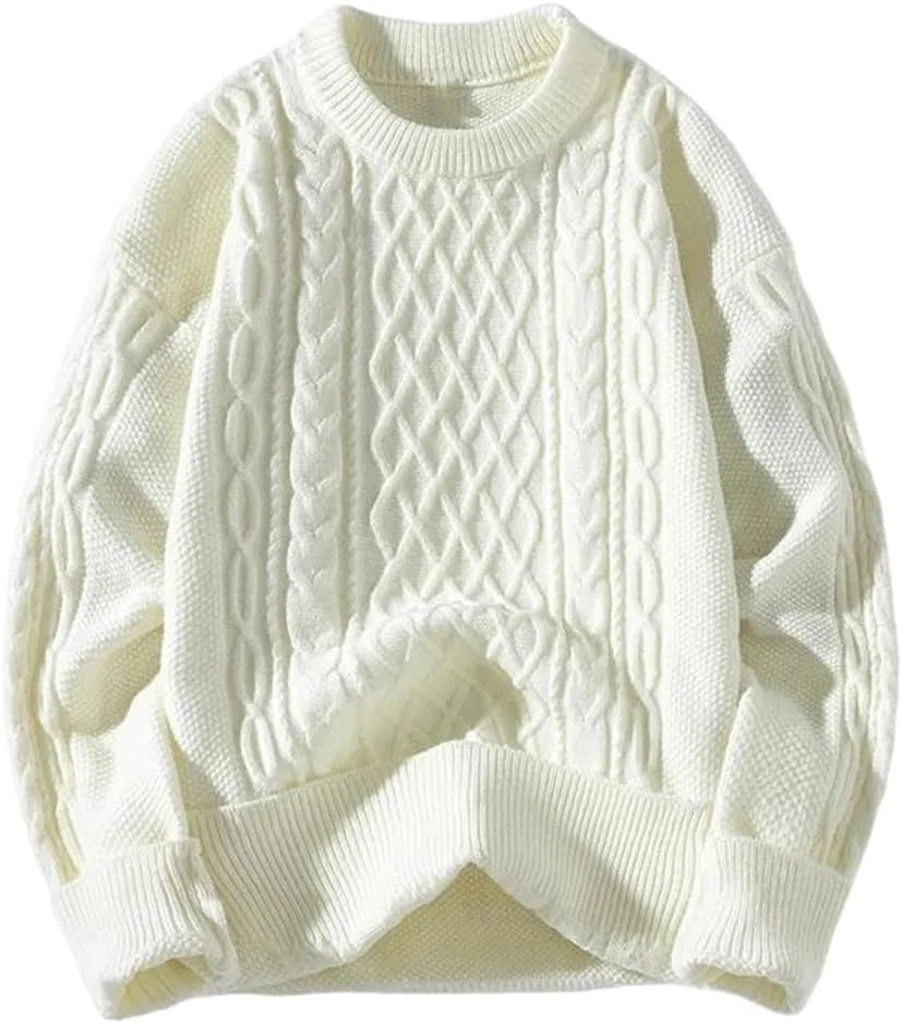 Мужской зимний свитер с круглым вырезом, свободный, однотонный, длинный OWEIEYEU
Мужской зимний свитер с круглым вырезом, свободный, однотонный, длинный OWEIEYEU