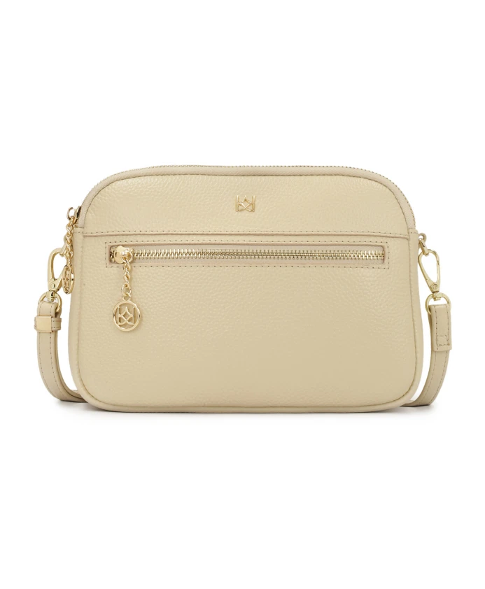 Кожаная сумка кремового цвета с 3 отделениями. Kazar, бежевый
Кожаная сумка кремового цвета с 3 отделениями. Kazar, бежевый