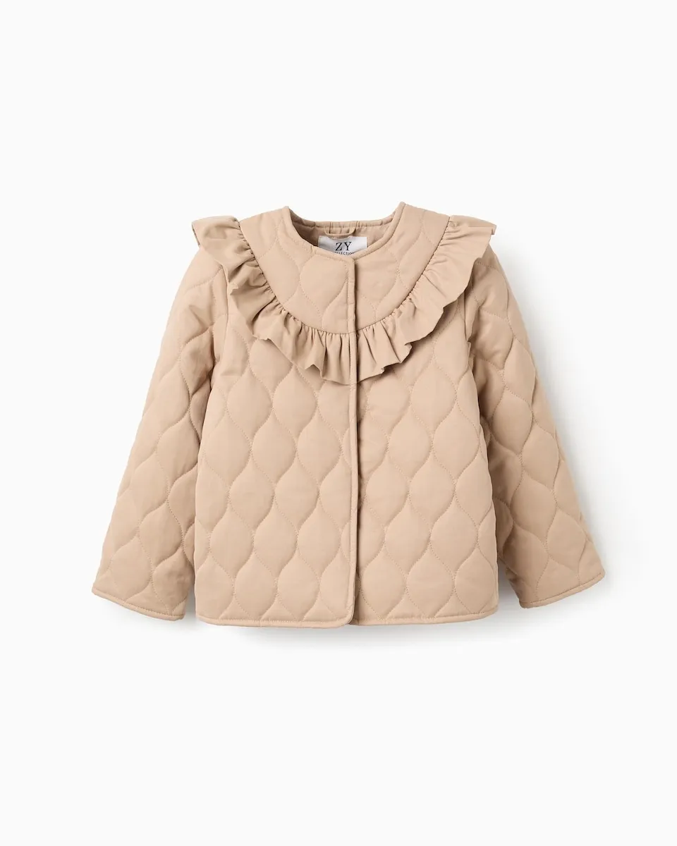 Детская куртка на подкладке с рюшами Zippy, бежевый
Детская куртка на подкладке с рюшами Zippy, бежевый
