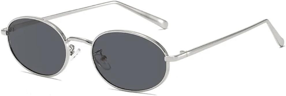 Солнцезащитные очки с защитой UV400 | Металлическая оправа, овальные градиентные линзы | Для женщин и мужчин, для занятий спортом на открытом воздухе и путешествий DSVIGF, C5 Silvery
Солнцезащитные очки с защитой UV400 | Металлическая оправа, овальные градиентные линзы | Для женщин и мужчин, для занятий спортом на открытом воздухе и путешествий DSVIGF, C5 Silvery