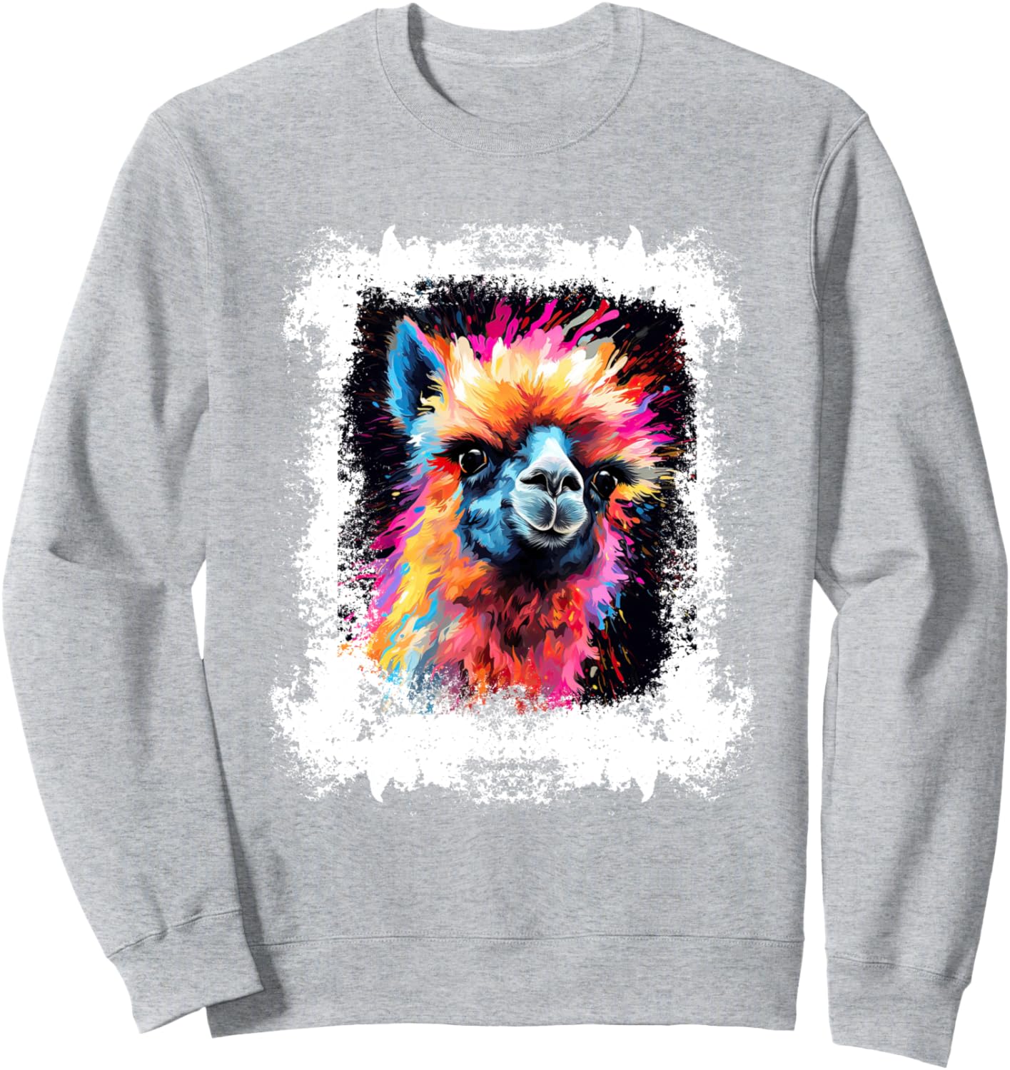 Толстовка с изображением милой ламы и портретом альпаки, выполненным маслом Oil Print Animals, серый
Толстовка с изображением милой ламы и портретом альпаки, выполненным маслом Oil Print Animals, серый