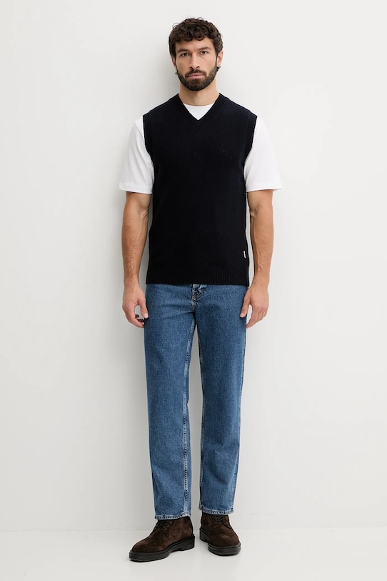 Жилет из смесовой шерсти Lindbergh, темно-синий
Жилет из смесовой шерсти Lindbergh, темно-синий