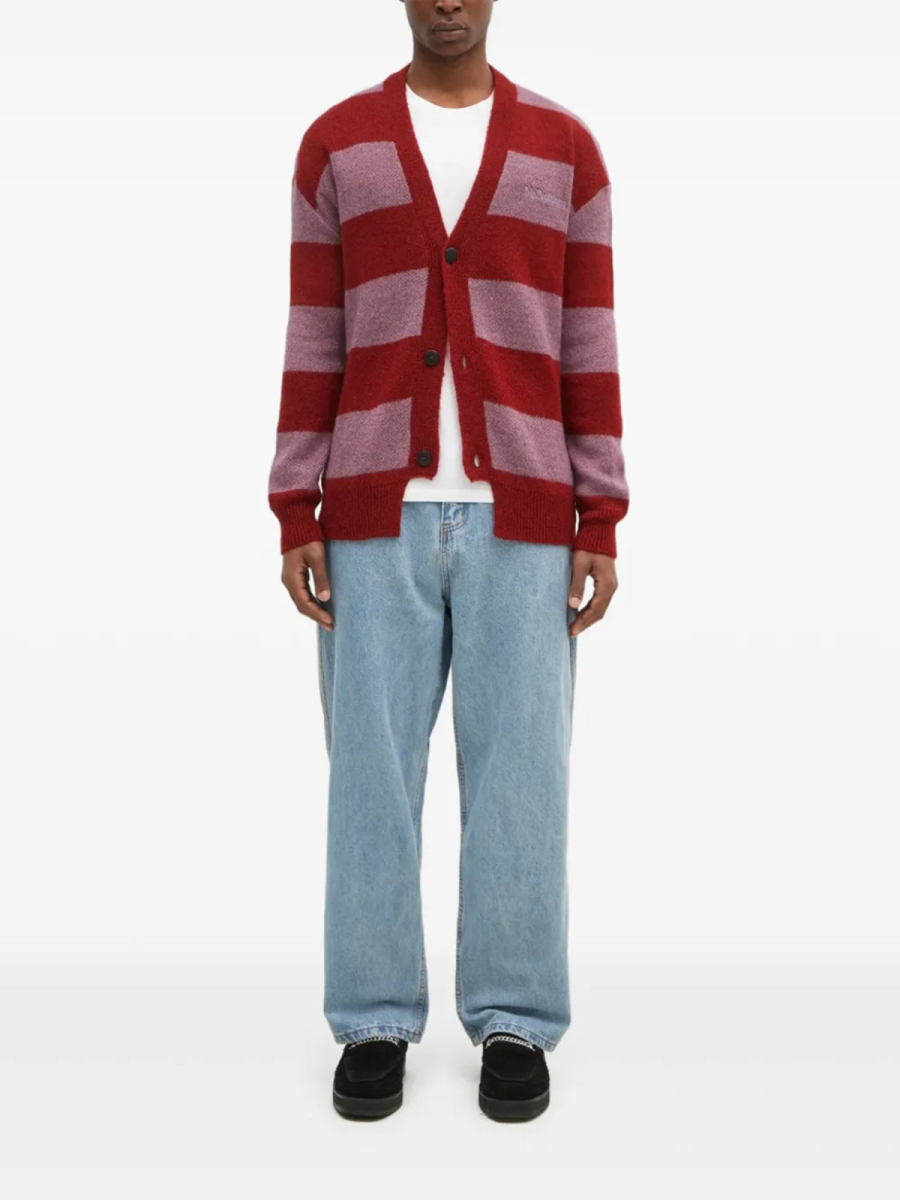 Полосатый кардиган Овен Aries, красный
Полосатый кардиган Овен Aries, красный