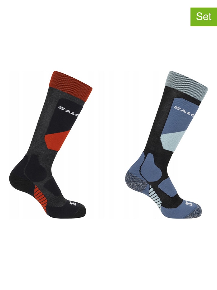 SALOMON Комплект из 2 функциональных носков "Access JR" в черно-сине-красном цвете
SALOMON Комплект из 2 функциональных носков "Access JR" в черно-сине-красном цвете