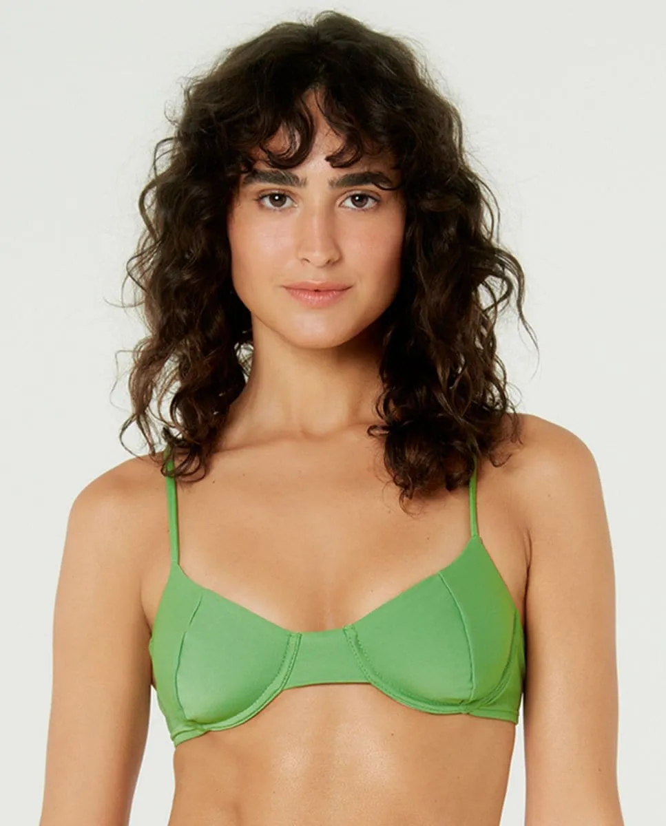 Простой мягкий верх-балконет бикини Blueman, зеленый
Простой мягкий верх-балконет бикини Blueman, зеленый