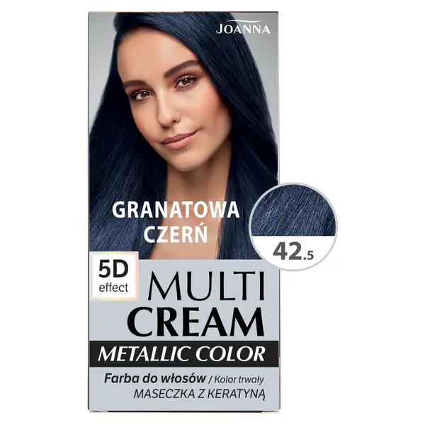 Краска для волос 42.5 темно-черный, 1 упаковка. Joanna Multi cream metallic color, цвет 42.5 granatowa czerń
Краска для волос 42.5 темно-черный, 1 упаковка. Joanna Multi cream metallic color, цвет 42.5 granatowa czerń