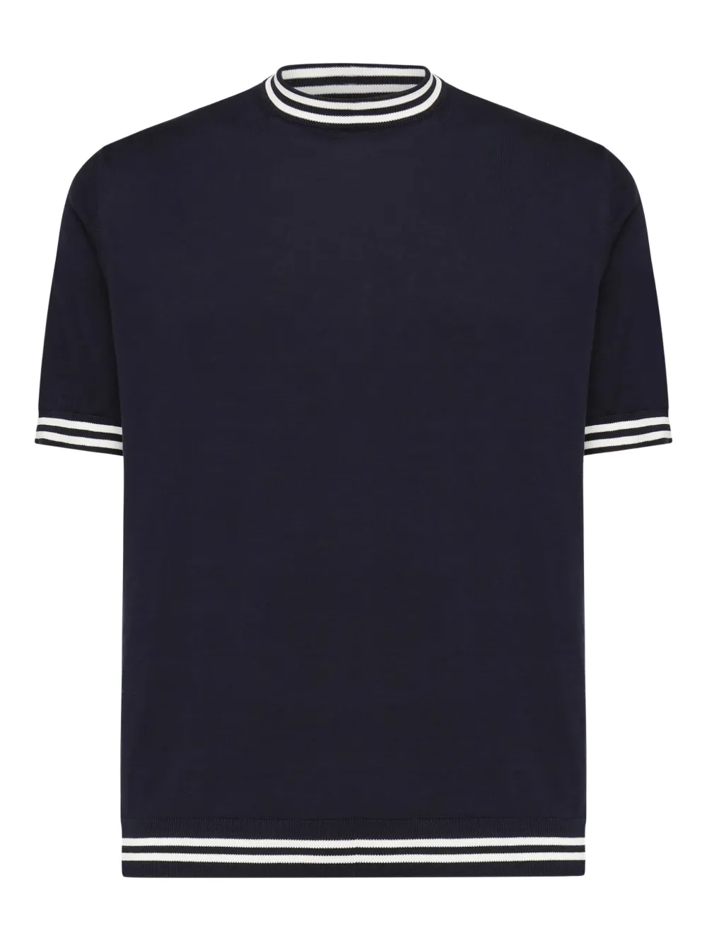 Хлопковый свитер с короткими рукавами Eleventy, синий
Хлопковый свитер с короткими рукавами Eleventy, синий