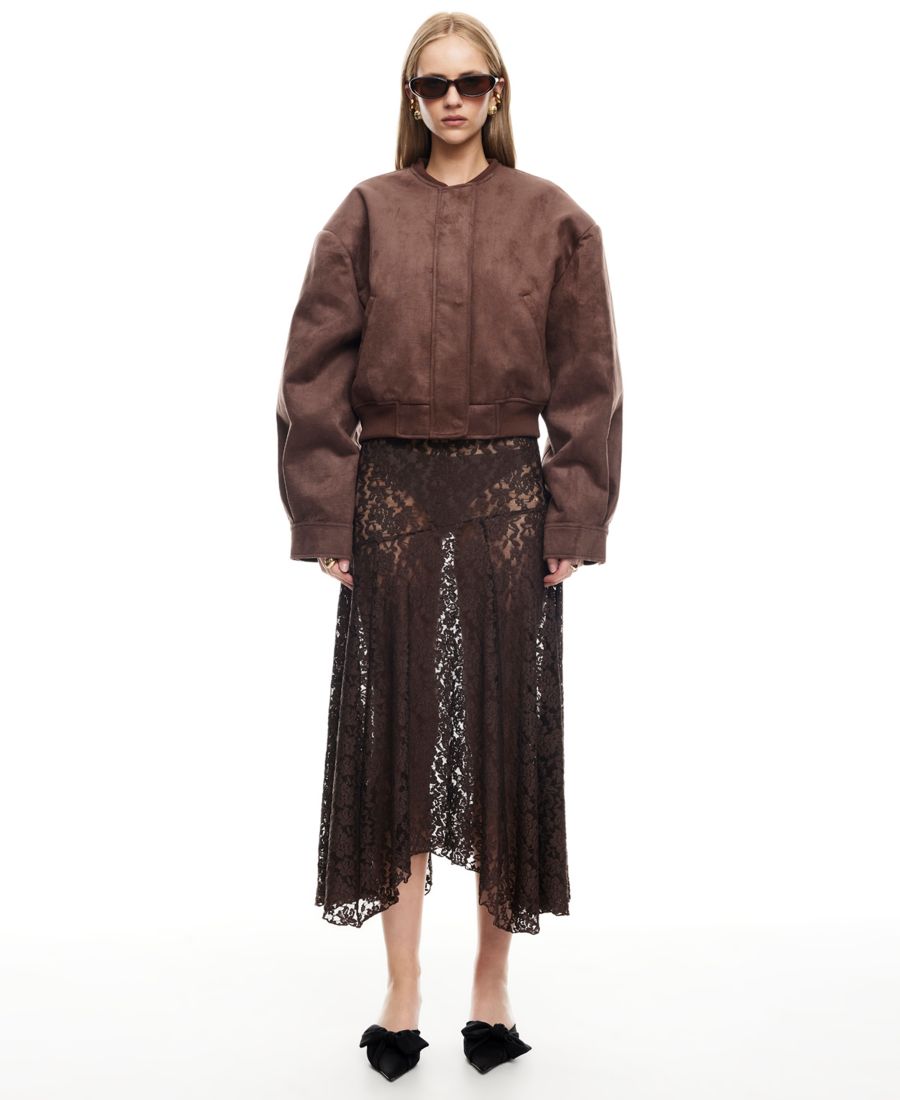 Женская замшевая куртка-бомбер Legacy Lioness, Coffee
Женская замшевая куртка-бомбер Legacy Lioness, Coffee