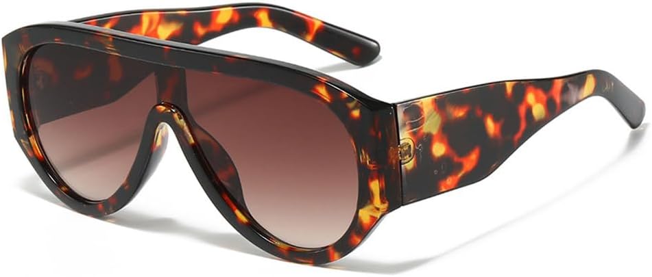 Модные большие женские солнцезащитные очки в стиле ретро, цельные, красные и зеленые, с защитой от УФ-излучения UV400, мужские солнцезащитные очки с градиентным покрытием MWTSYSQ, Leopard Tea Gradient
Модные большие женские солнцезащитные очки в стиле ретро, цельные, красные и зеленые, с защитой от УФ-излучения UV400, мужские солнцезащитные очки с градиентным покрытием MWTSYSQ, Leopard Tea Gradient