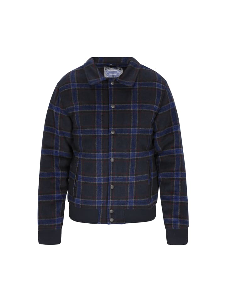 DreiMaster Мужская куртка темно-синего цвета с разноцветными вставками
DreiMaster Мужская куртка темно-синего цвета с разноцветными вставками