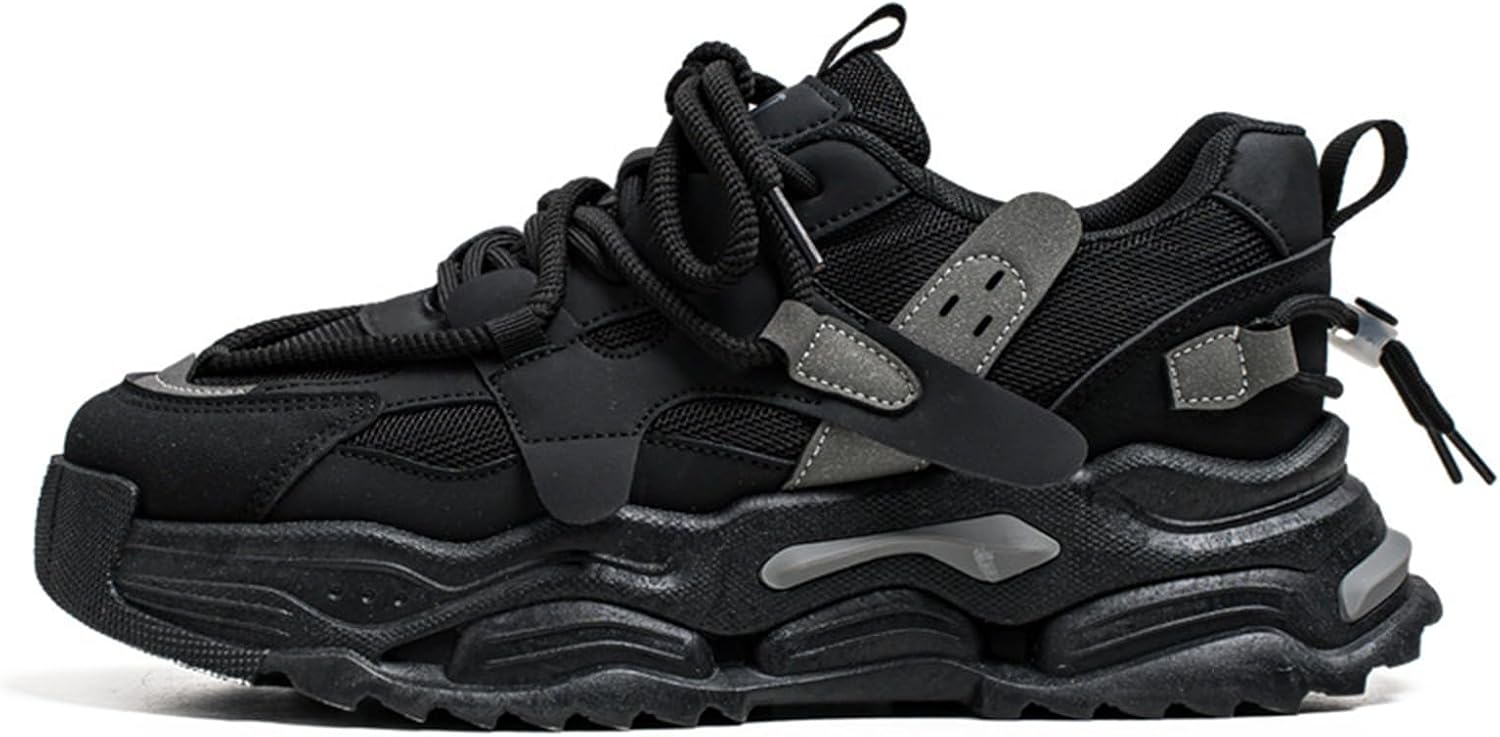 Мужские повседневные спортивные теннисные кроссовки для ходьбы, массивные модные кеды, тренировочные кроссовки Spwagym, черный
Мужские повседневные спортивные теннисные кроссовки для ходьбы, массивные модные кеды, тренировочные кроссовки Spwagym, черный