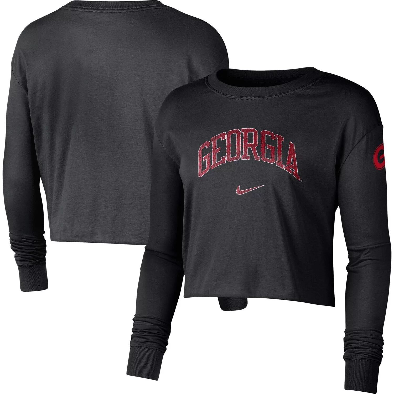 Женская черная укороченная футболка с логотипом Nike Georgia Bulldogs 2-Hit Nike, Черный, Женская черная укороченная футболка с логотипом Nike Georgia Bulldogs 2-Hit Nike
Женская черная укороченная футболка с логотипом Nike Georgia Bulldogs 2-Hit Nike, Черный, Женская черная укороченная футболка с логотипом Nike Georgia Bulldogs 2-Hit Nike