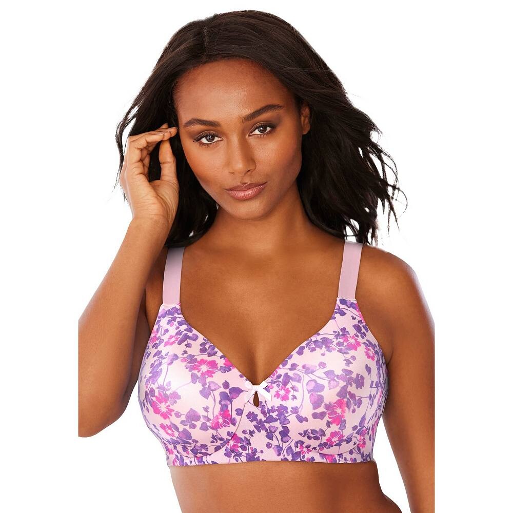 Женский бюстгальтер-футболка с разглаживающим эффектом на спине Comfort Choice больших размеров без косточек, цвет Sunset Mauve Floral
Женский бюстгальтер-футболка с разглаживающим эффектом на спине Comfort Choice больших размеров без косточек, цвет Sunset Mauve Floral