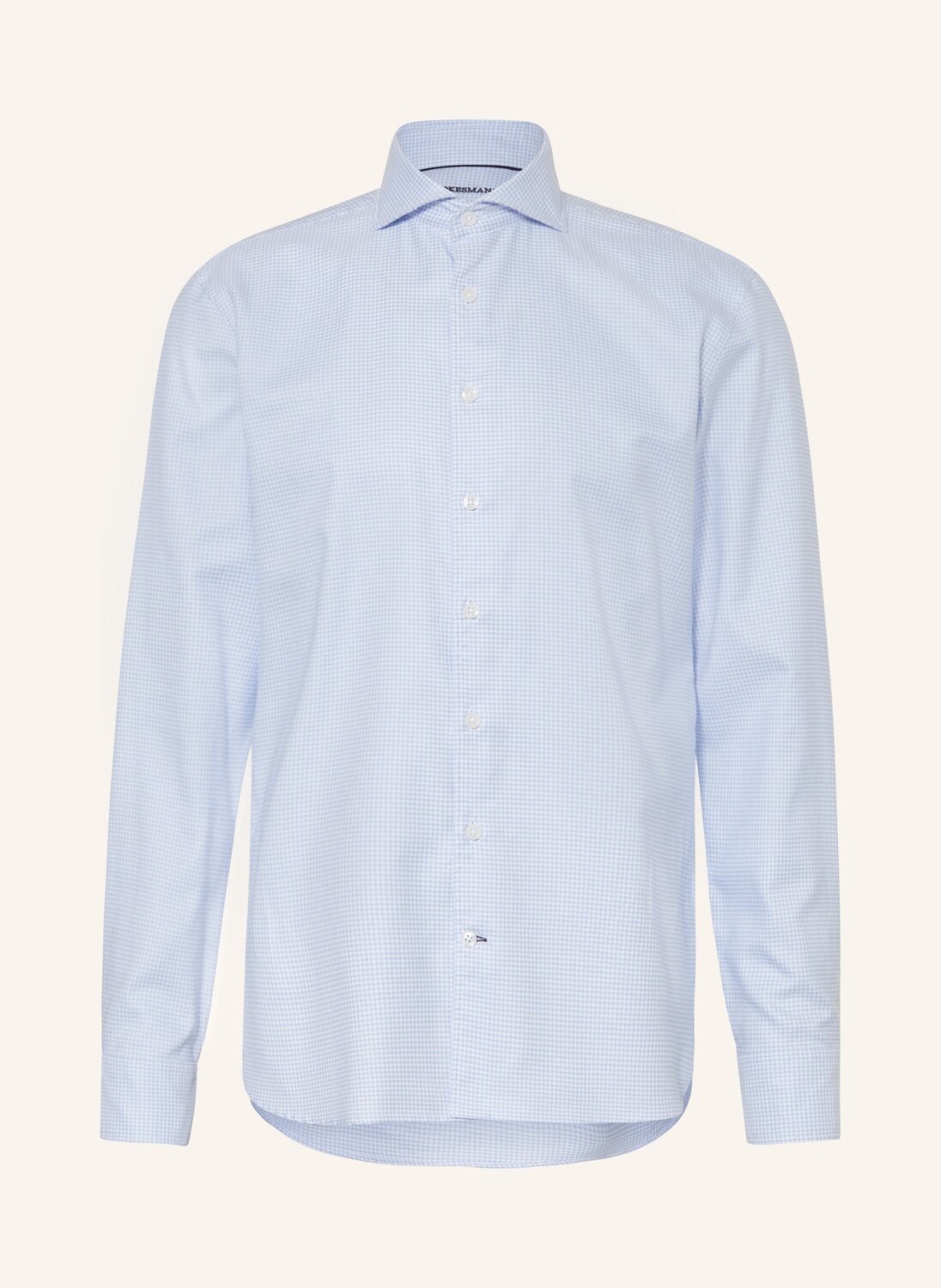 Рубашка стандартного кроя с удлиненными рукавами. Strokesman'S, голубой 
Рубашка стандартного кроя с удлиненными рукавами. Strokesman'S, голубой