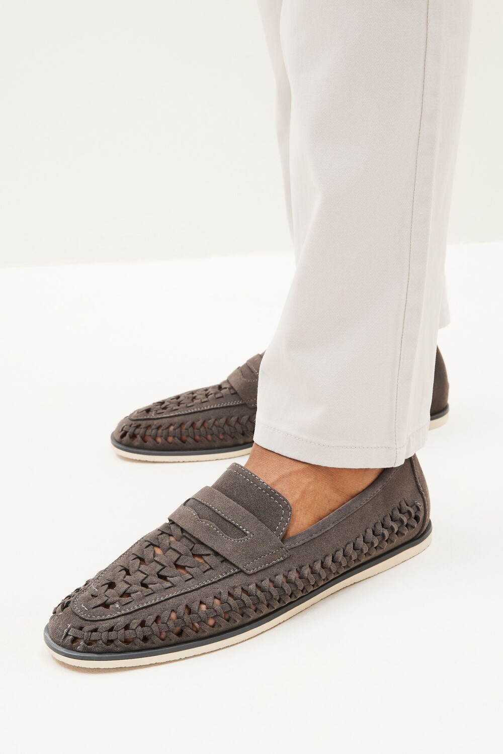 Плетеные мокасины Next, серый
Плетеные мокасины Next, серый