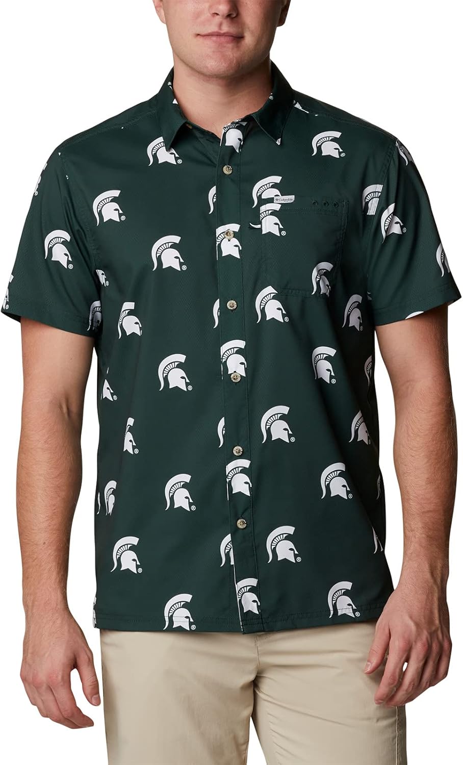 Мужская рубашка Columbia CLG Super Slack Tide, Ms - Spruce Logo Print
Мужская рубашка Columbia CLG Super Slack Tide, Ms - Spruce Logo Print
