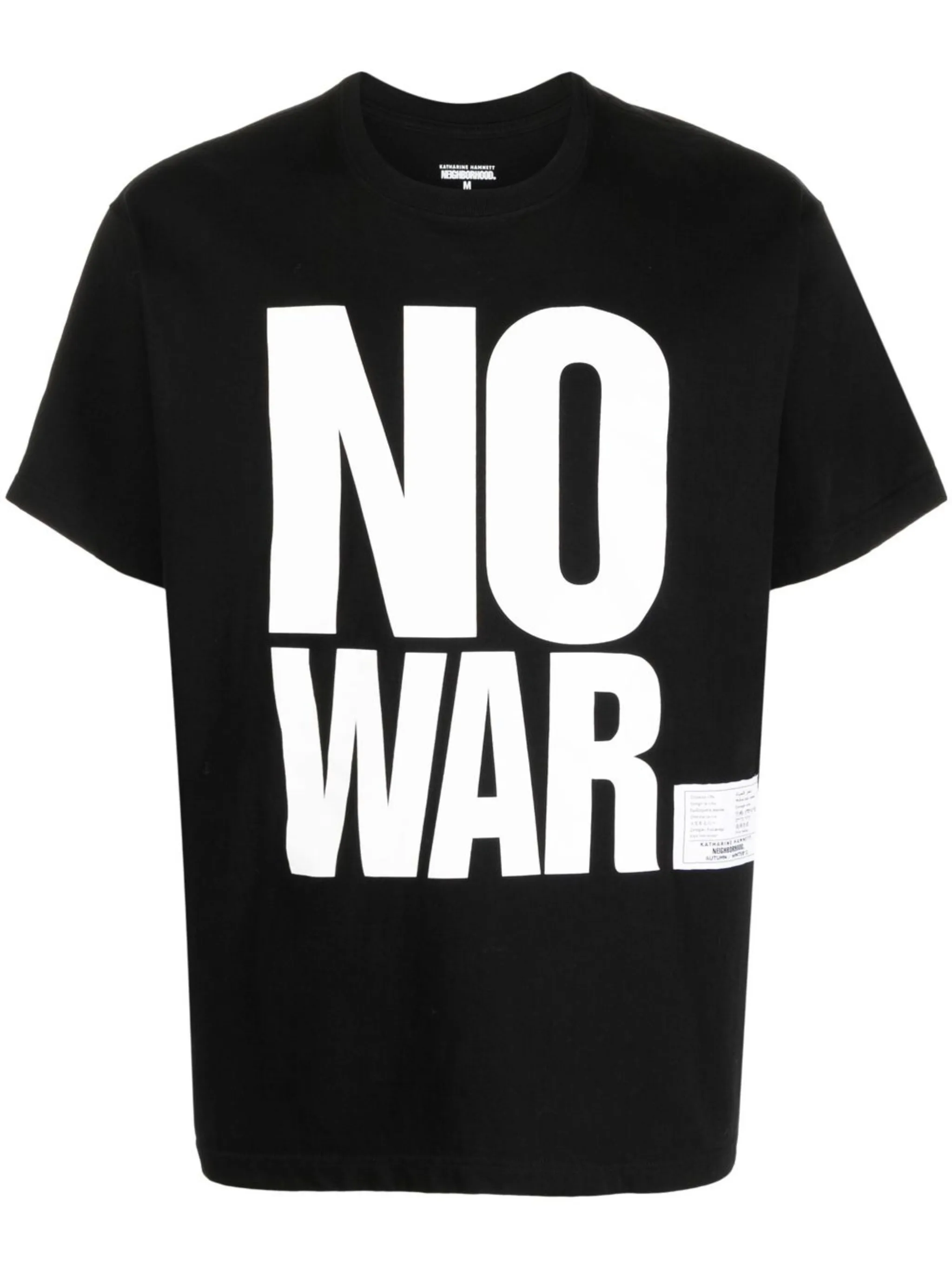 Футболка с надписью из коллаборации с Katharine Hamnett Neighborhood, черный
Футболка с надписью из коллаборации с Katharine Hamnett Neighborhood, черный