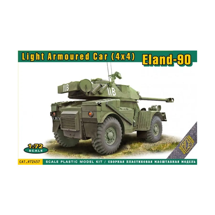 Легкий бронеавтомобиль Эланд-90 (4х4), Historical Models (1:72) (Ace Models)
Легкий бронеавтомобиль Эланд-90 (4х4), Historical Models (1:72) (Ace Models)