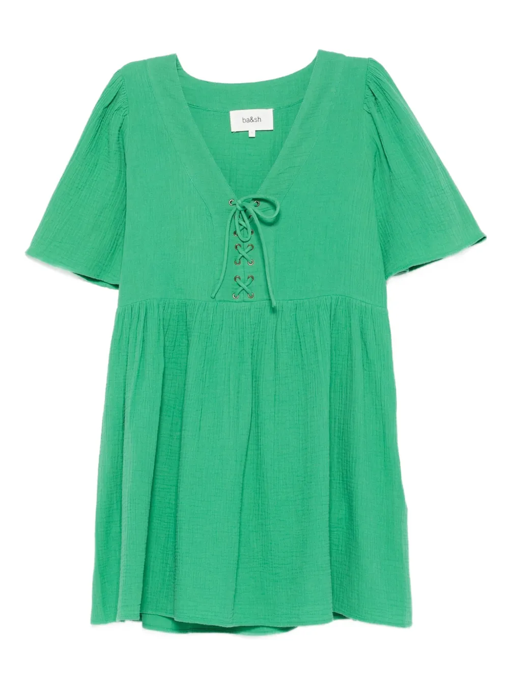 Платье мини со шнуровкой Ba&Sh, зеленый
Платье мини со шнуровкой Ba&Sh, зеленый
