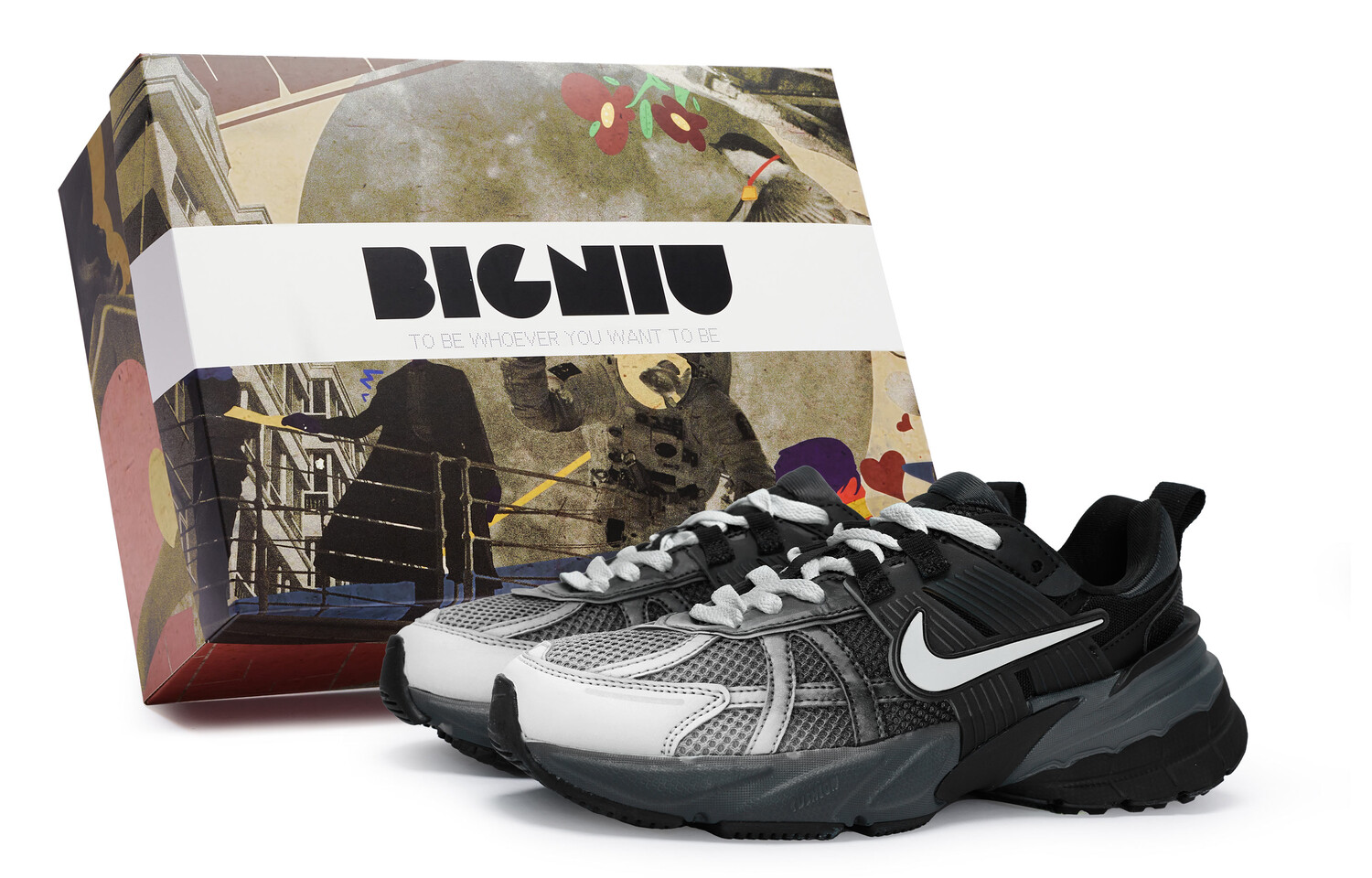 Кроссовки для бега V2K Run женские с низким верхом белого цвета Nike 
Кроссовки для бега V2K Run женские с низким верхом белого цвета Nike