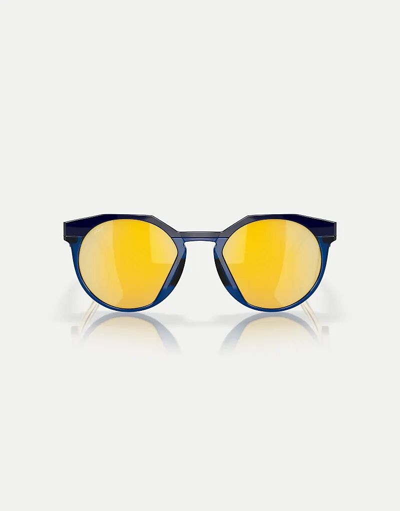 Солнцезащитные очки Oakley Kylian mbappé Signature Series hstn с круглыми поляризованными линзами с золотыми зеркальными линзами в темно-синем/прозрачном синем цвете
Солнцезащитные очки Oakley Kylian mbappé Signature Series hstn с круглыми поляризованными линзами с золотыми зеркальными линзами в темно-синем/прозрачном синем цвете