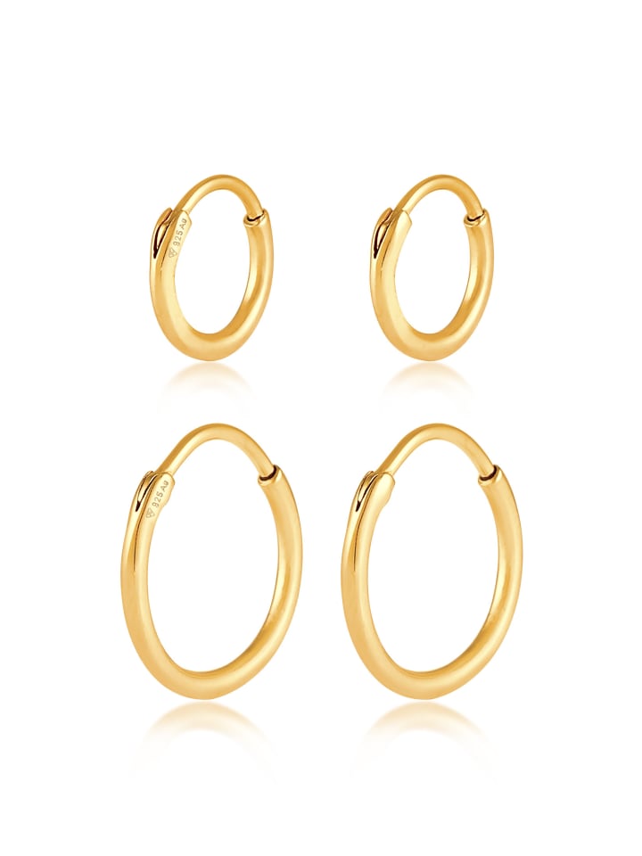 Elli Серьги из серебра 925 пробы с золотым покрытием
Elli Серьги из серебра 925 пробы с золотым покрытием