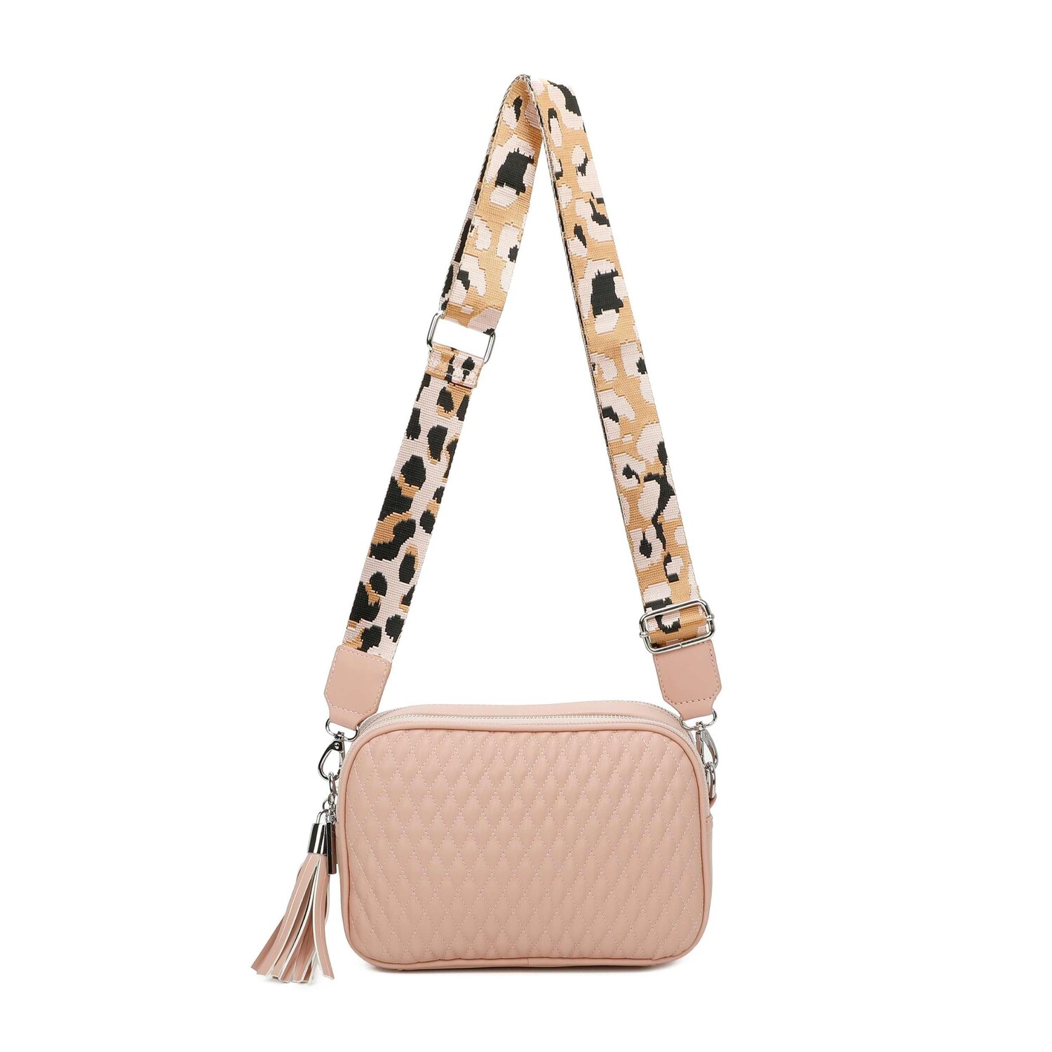 Стеганая сумка через плечо с подвеской и широким ремешком для фотоаппарата с кисточками Kitise, розовый
Стеганая сумка через плечо с подвеской и широким ремешком для фотоаппарата с кисточками Kitise, розовый