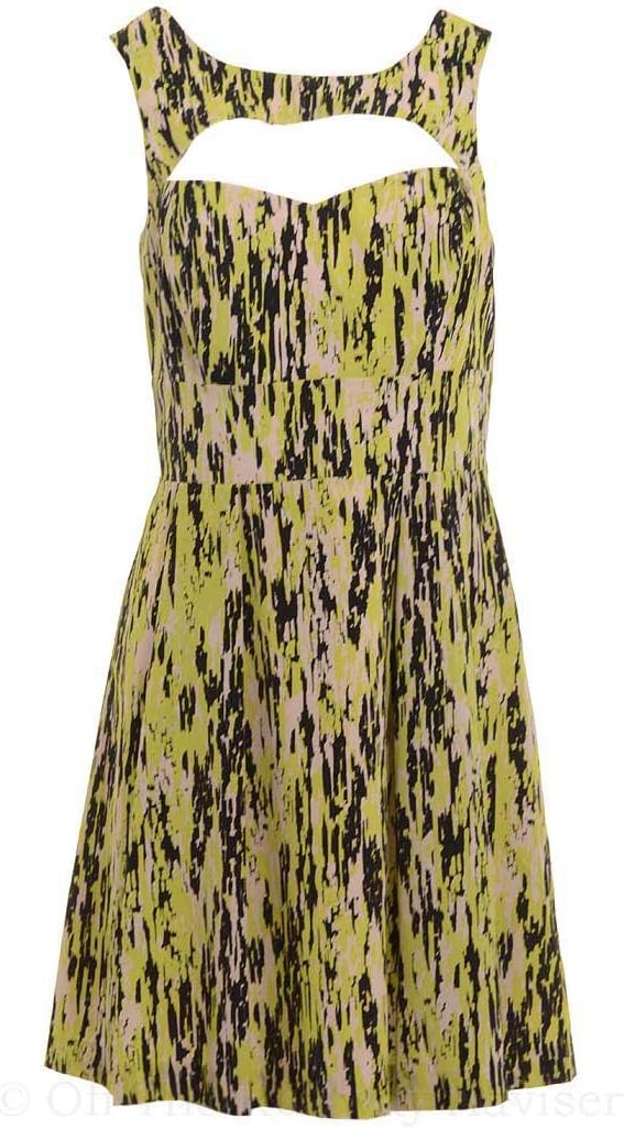 GUESS Женское платье с принтом, вырезом и высокой талией, Multi
GUESS Женское платье с принтом, вырезом и высокой талией, Multi