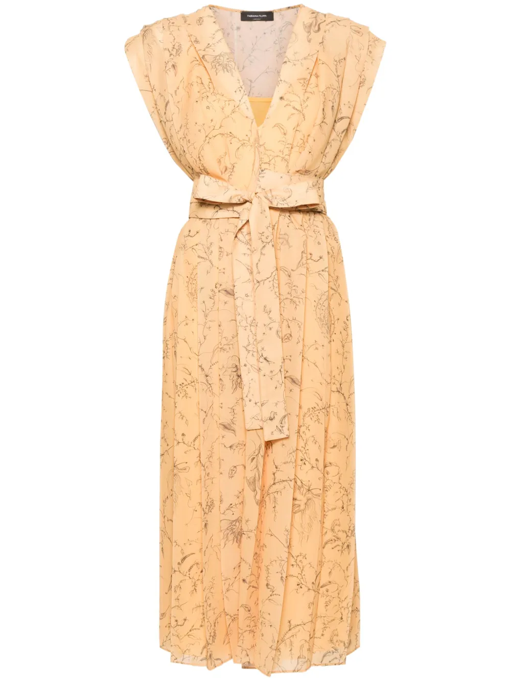 Платье с принтом и складками Fabiana Filippi, желтый
Платье с принтом и складками Fabiana Filippi, желтый