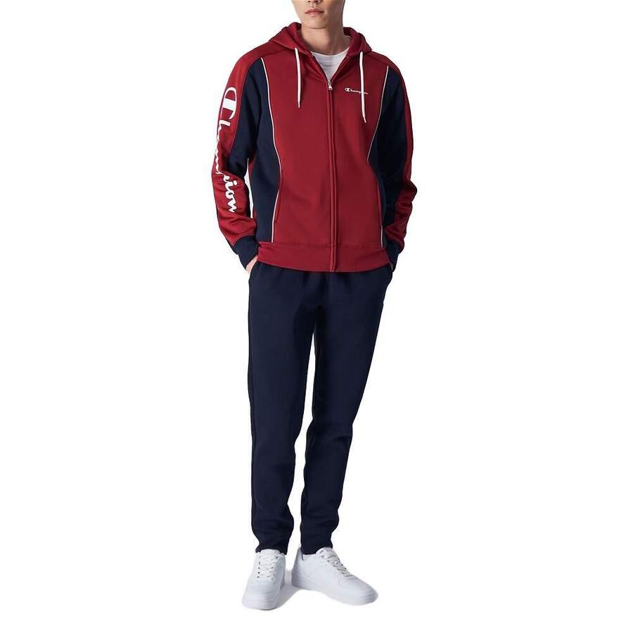 CHAMPION Спортивный костюм с логотипом на рукаве, красный - 219401-RS508
CHAMPION Спортивный костюм с логотипом на рукаве, красный - 219401-RS508