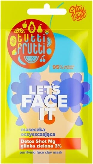 Очищающая маска для лица, 7 г Farmona, Tutti Frutti Let`s Face It
Очищающая маска для лица, 7 г Farmona, Tutti Frutti Let`s Face It