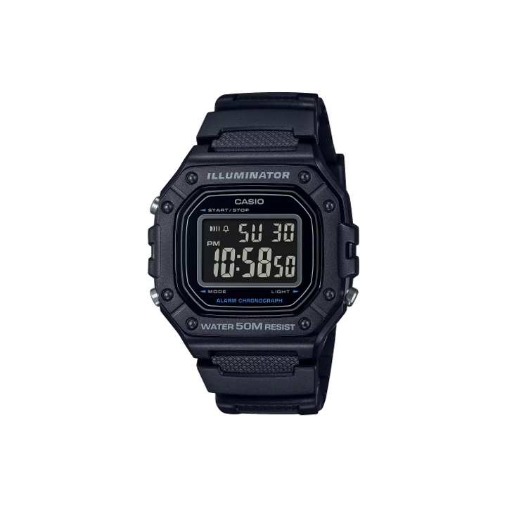 CASIO Часы Men Black Watch W-218H-1BV, Black Dial
CASIO Часы Men Black Watch W-218H-1BV, Black Dial