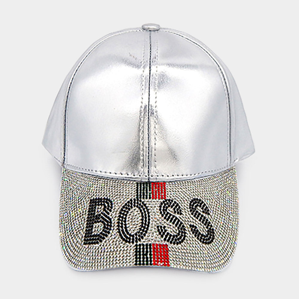 Бейсболка с надписью Bling Boss FASHNZFAB, серебряный
Бейсболка с надписью Bling Boss FASHNZFAB, серебряный