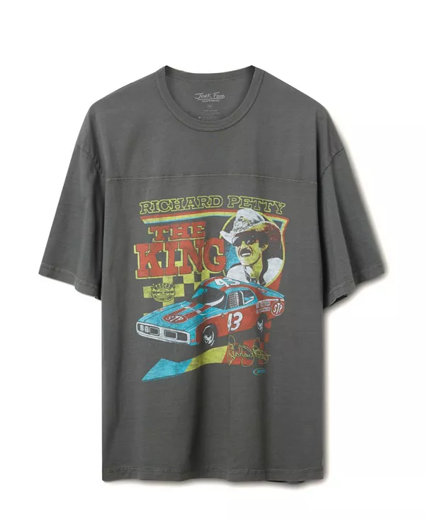 Хоккейная футболка унисекс с изображением Ричарда Петти, короля Junk Food Clothing, серый
Хоккейная футболка унисекс с изображением Ричарда Петти, короля Junk Food Clothing, серый