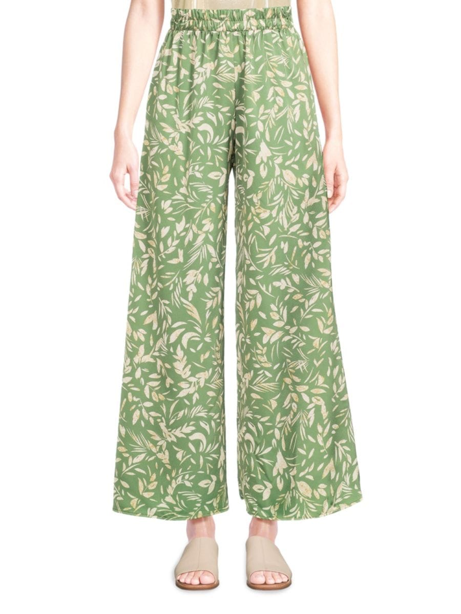 Широкие брюки с анималистичным принтом Renee C., цвет Sage Beige
Широкие брюки с анималистичным принтом Renee C., цвет Sage Beige