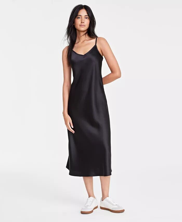 Женское атласное платье-миди On 34th, черный
Женское атласное платье-миди On 34th, черный