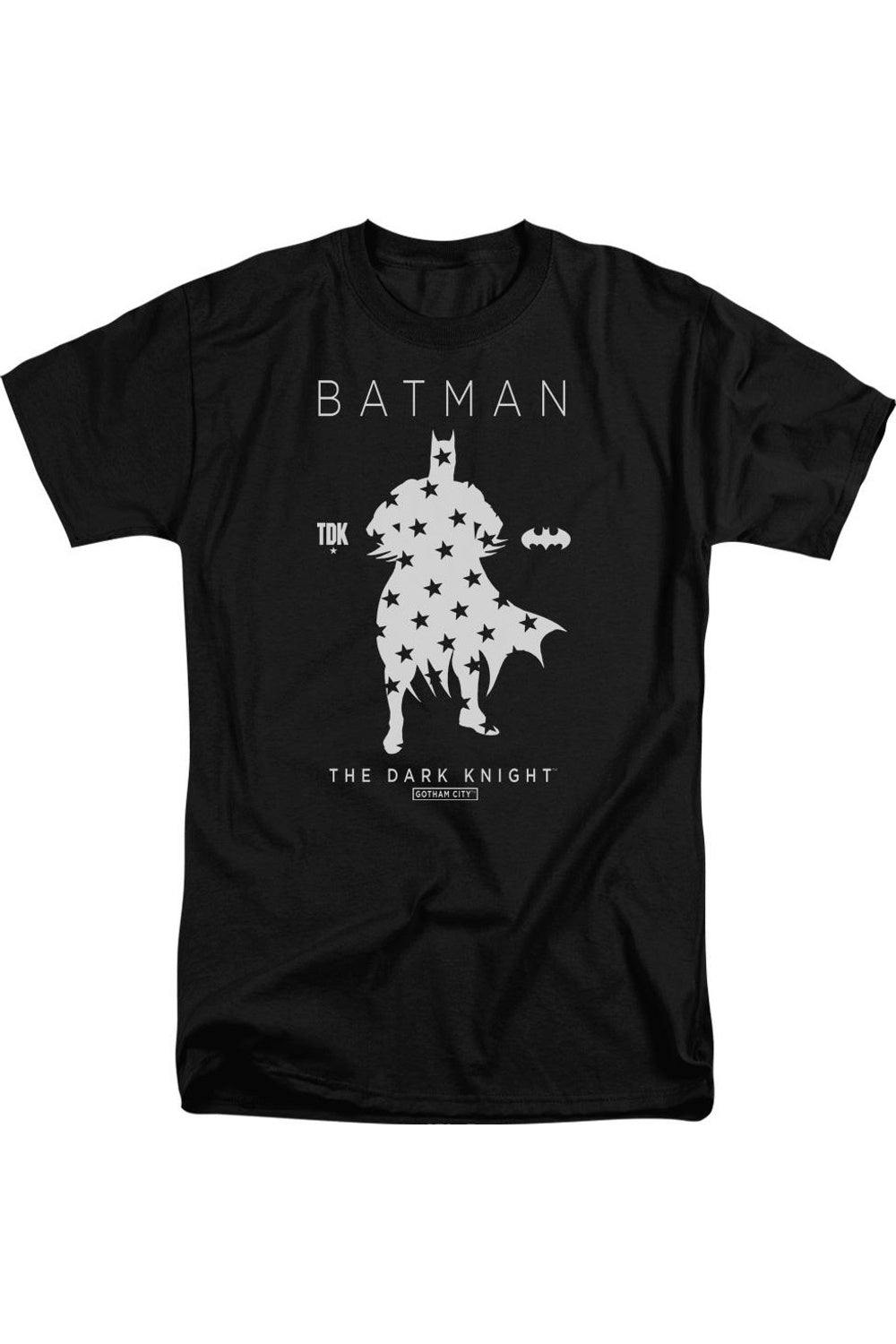 Футболка с коротким рукавом и силуэтом звезды Бэтмена для взрослых Gildan, черный
Футболка с коротким рукавом и силуэтом звезды Бэтмена для взрослых Gildan, черный