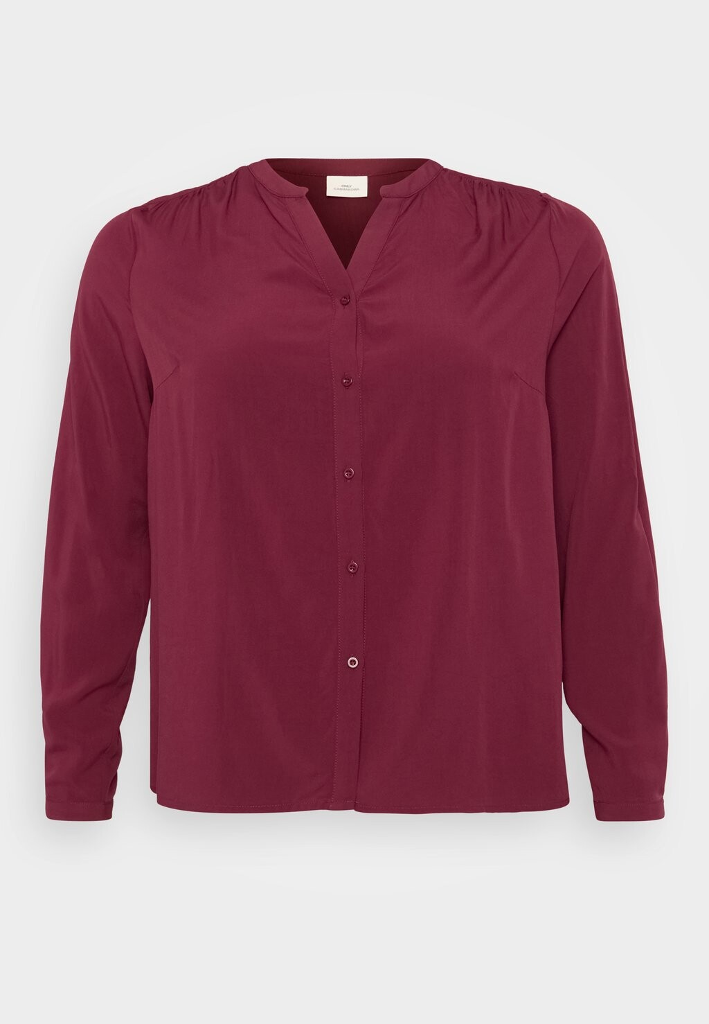 Блуза CARANITA SHIRT ONLY Carmakoma, бордовый 
Блуза CARANITA SHIRT ONLY Carmakoma, бордовый
