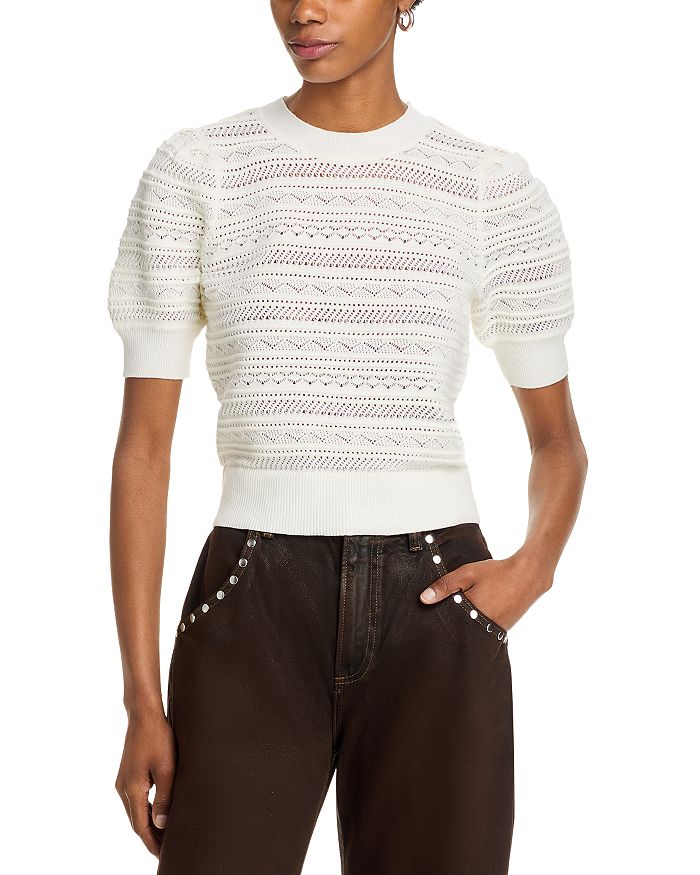 Свитер с ажурной вязкой - эксклюзив AQUA, слоновая кость/кремовый
Свитер с ажурной вязкой - эксклюзив AQUA, слоновая кость/кремовый