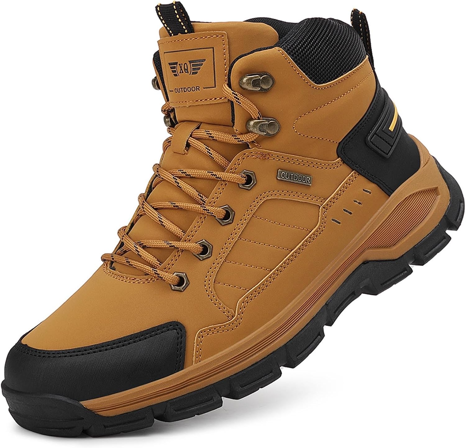 Мужские водонепроницаемые походные ботинки Kervaky, легкие, противоскользящие, средние треккинговые кожаные туфли, коричневый
Мужские водонепроницаемые походные ботинки Kervaky, легкие, противоскользящие, средние треккинговые кожаные туфли, коричневый