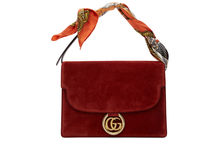 GUCCI Сумка через плечо из замши, женская красная
GUCCI Сумка через плечо из замши, женская красная