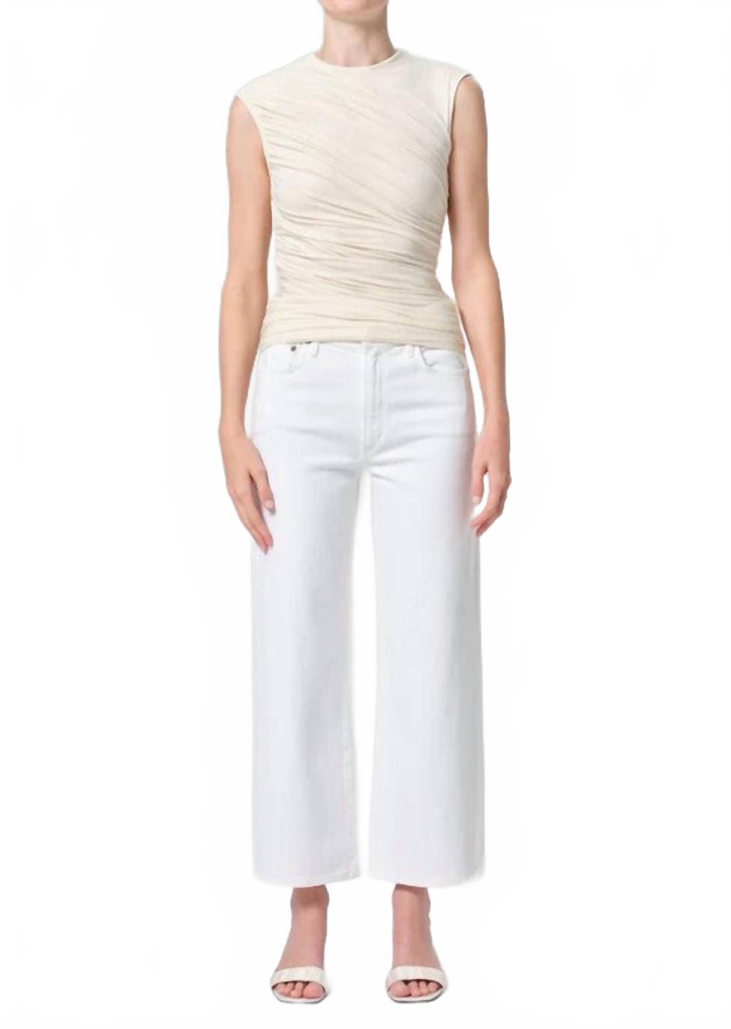 Харпер укороченные джинсы в цвете сметана AGOLDE, кремовый
Харпер укороченные джинсы в цвете сметана AGOLDE, кремовый