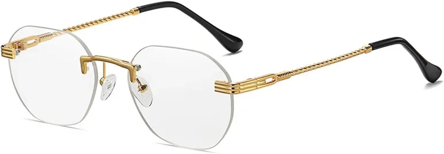 Солнцезащитные очки с защитой от УФ-излучения UV400 | Золотистая металлическая безободковая оправа, градиентные линзы, синий цвет | Для женщин и мужчин, для занятий спортом на открытом воздухе и вождения DSVIGF, Gold Transparent
Солнцезащитные очки с защитой от УФ-излучения UV400 | Золотистая металлическая безободковая оправа, градиентные линзы, синий цвет | Для женщин и мужчин, для занятий спортом на открытом воздухе и вождения DSVIGF, Gold Transparent