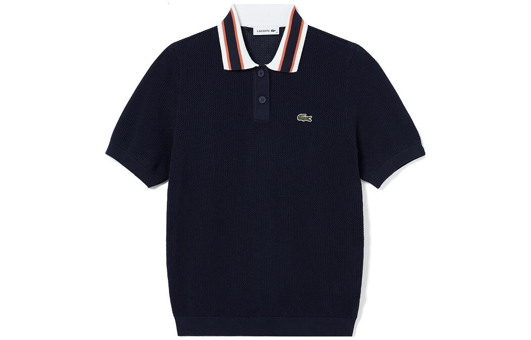 Рубашка поло женская темно-синяя Lacoste
Рубашка поло женская темно-синяя Lacoste