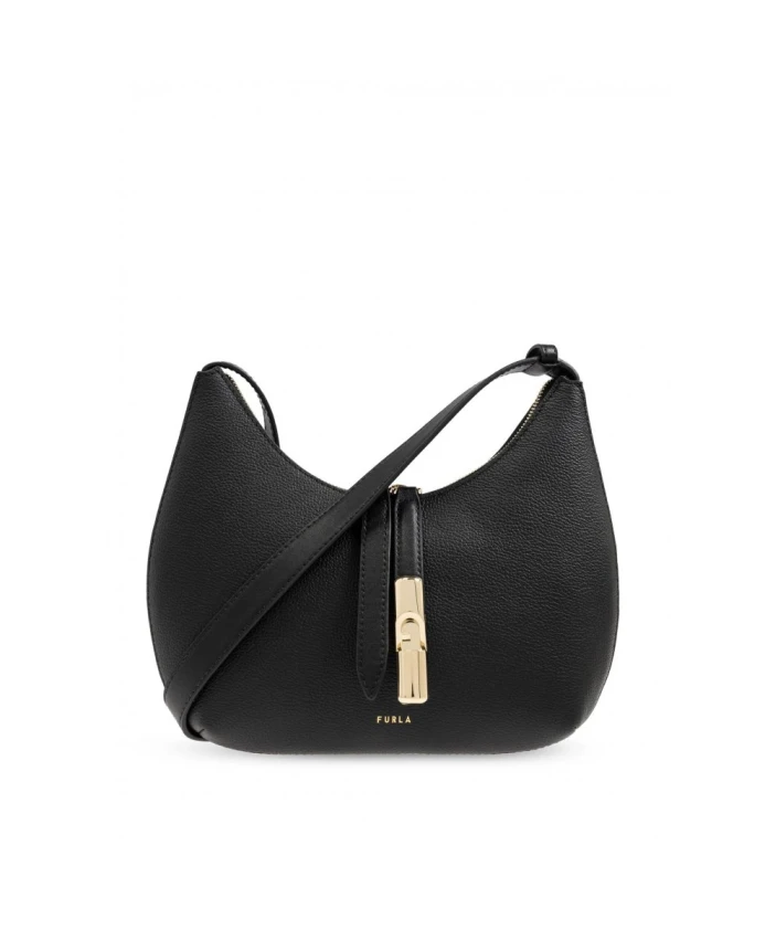 Кожаная сумка через плечо goccia Furla, черный
Кожаная сумка через плечо goccia Furla, черный