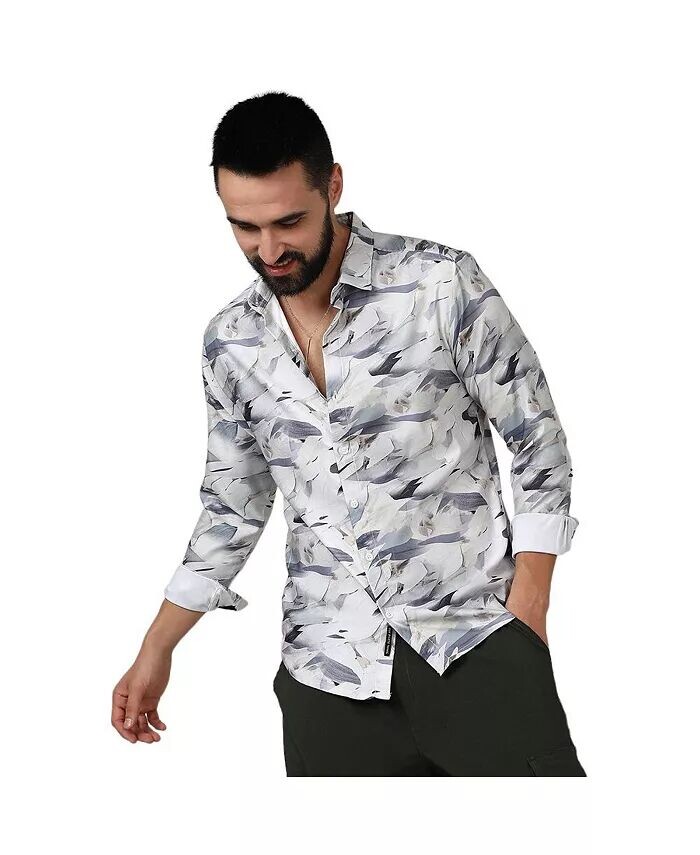 Мужская рубашка с абстрактным эффектом темно-серого цвета Campus Sutra, серый
Мужская рубашка с абстрактным эффектом темно-серого цвета Campus Sutra, серый