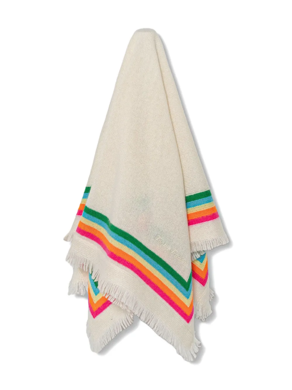 Полосатый шарф с бахромой From Future, кремовый
Полосатый шарф с бахромой From Future, кремовый